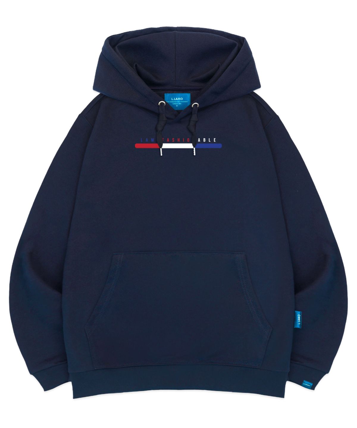 엘라모(LLAMO) 기모H 에이블 후드티 남녀공용 빅사이즈 M~4XL