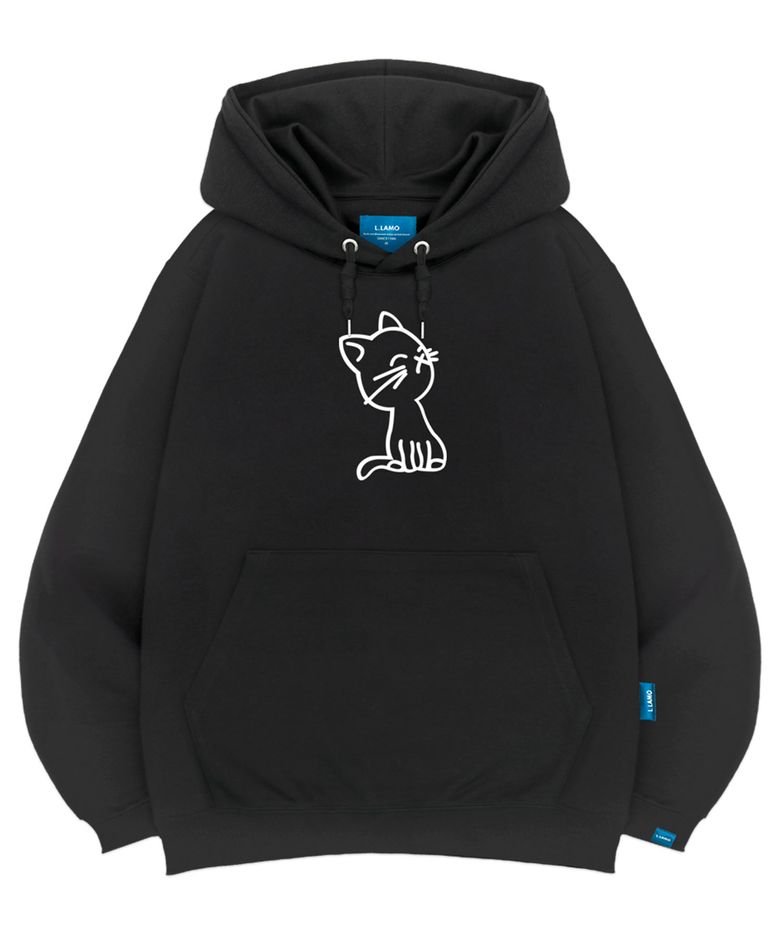 기모H 고양이 후드티 남녀공용 빅사이즈 M~4XL