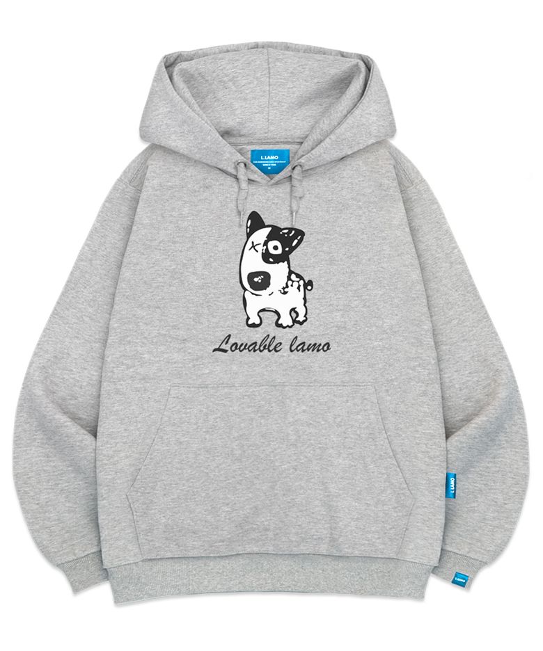 기모H 러버블도그 후드티 남녀공용 빅사이즈 M~4XL