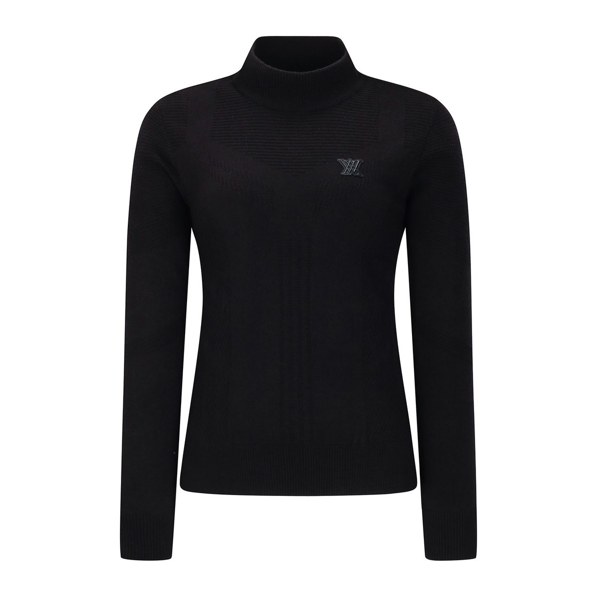 어뉴골프(ANEW GOLF) W PERFORMANCE HIGH NECK WIND BLOCK PULLOVER_BK