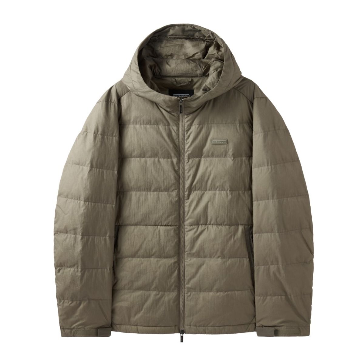 브롬톤 런던(BROMPTON LONDON) AEROWARM HOOD LIGHTWEIGHT DOWN - KHAKI (P244UDW102)