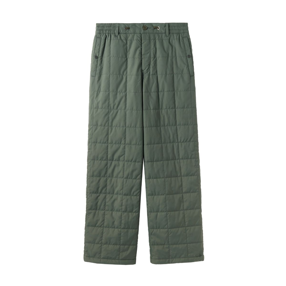브롬톤 런던(BROMPTON LONDON) EXPLORE QUILTED TROUSERS - GREYISH KHAKI (P244UPT132)