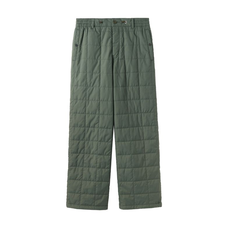 EXPLORE QUILTED TROUSERS - GREYISH KHAKI (P244UPT132)