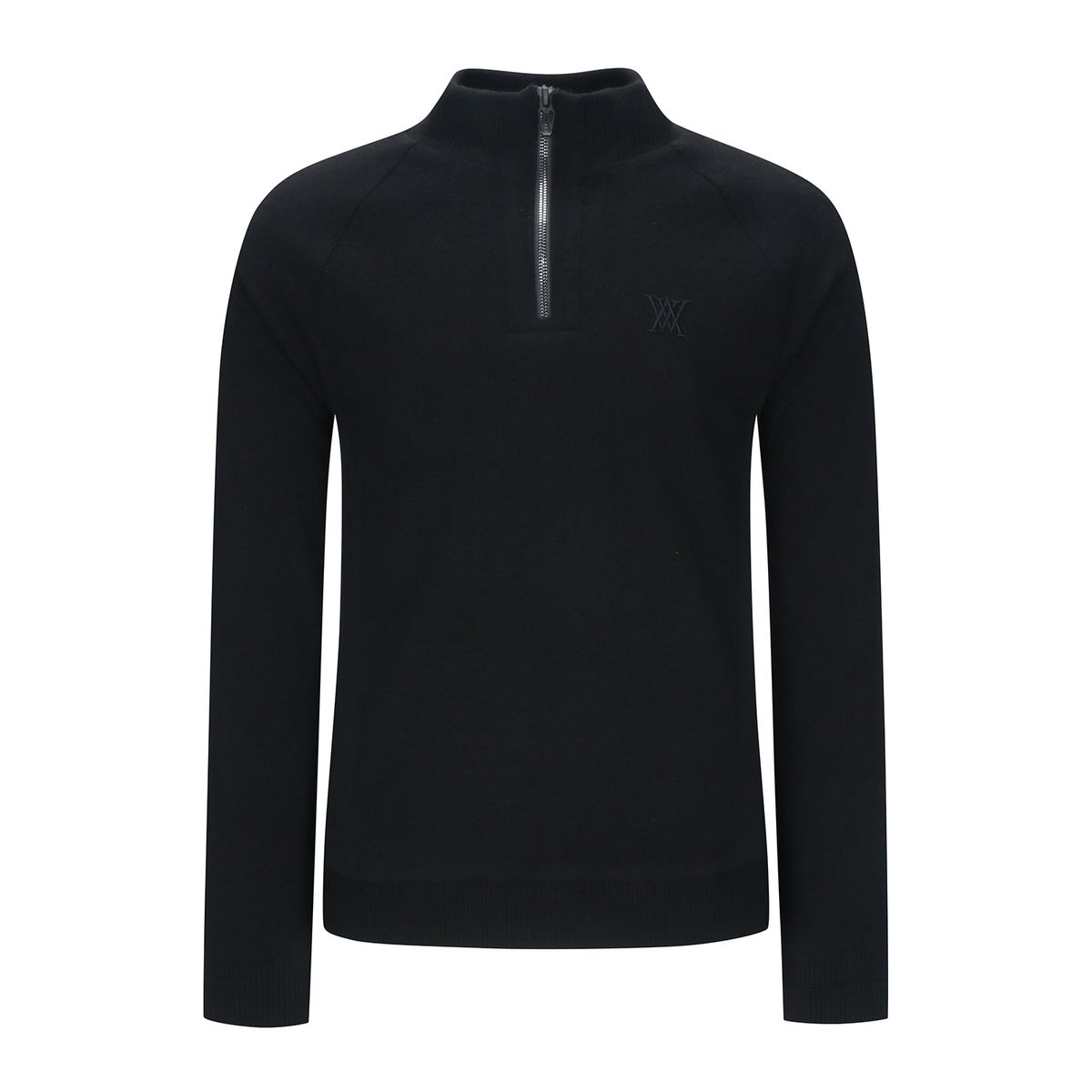 어뉴골프(ANEW GOLF) M WIND BLOCK HALF ZIP-UP PULLOVER_BK