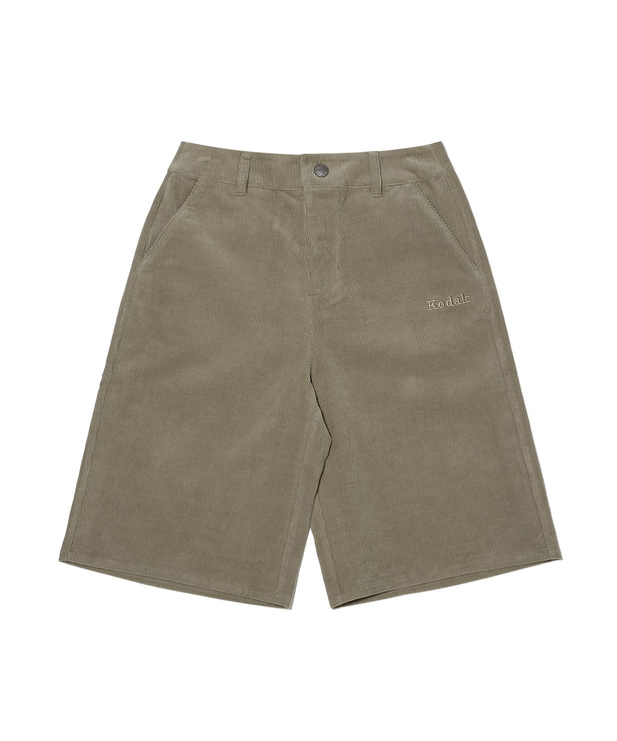 코닥(KODAK) 브라우니 코듀로이 버뮤다 팬츠 우먼 KHAKI