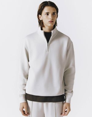 024901 테리 목넥 하프집업 맨투맨_3color