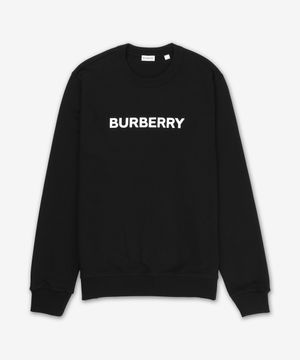 로고 프린트 맨투맨 - 블랙 / 8096359