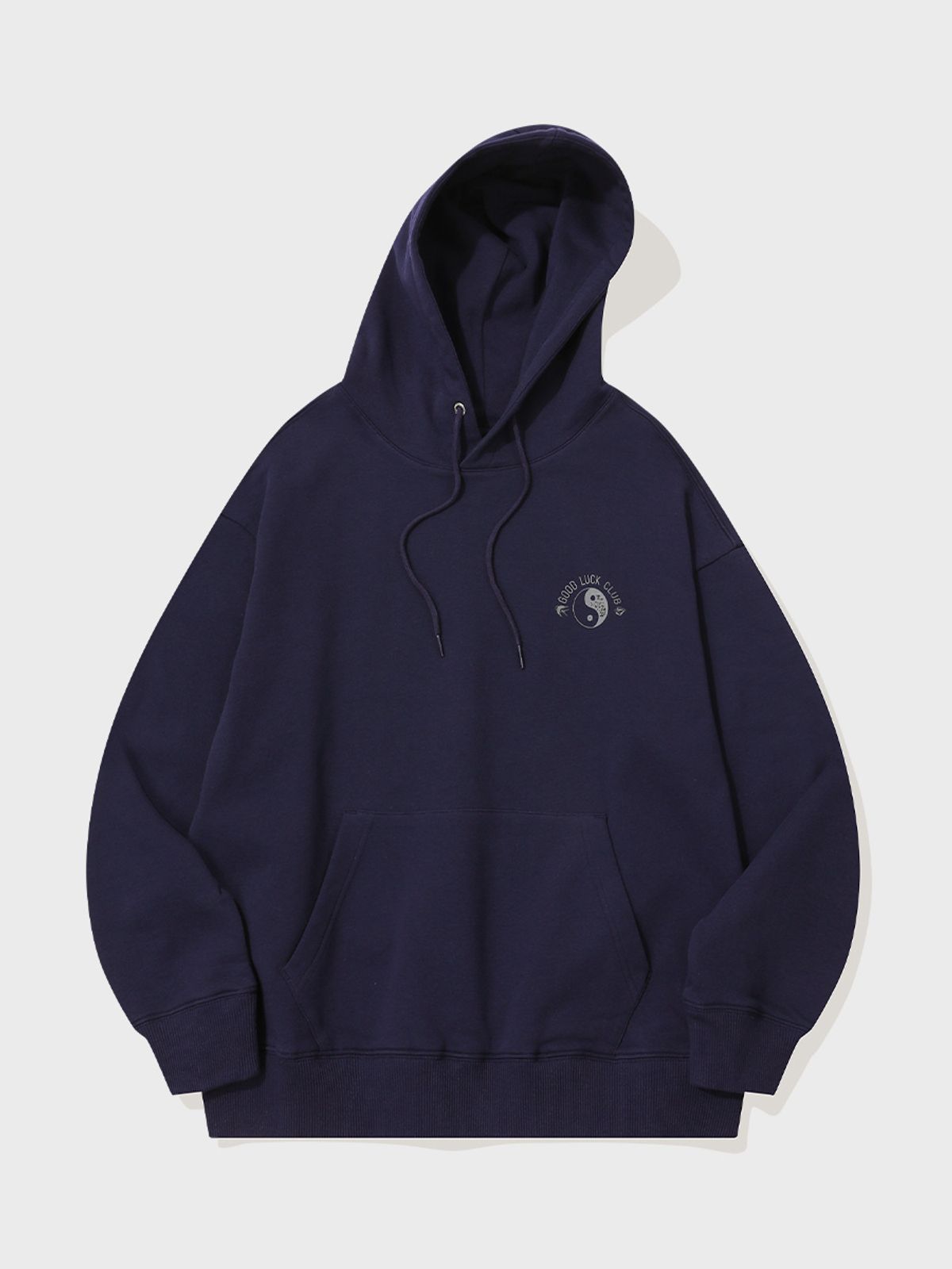 볼컴(VOLCOM) 굿 럭 클럽 오버핏 후드티셔츠 (다크 바이올렛) VA243HM002