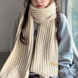 니트 자카드 머플러 5color