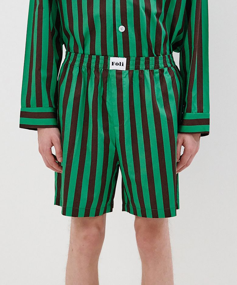(Unisex) 포레스트 그린 파자마 반바지