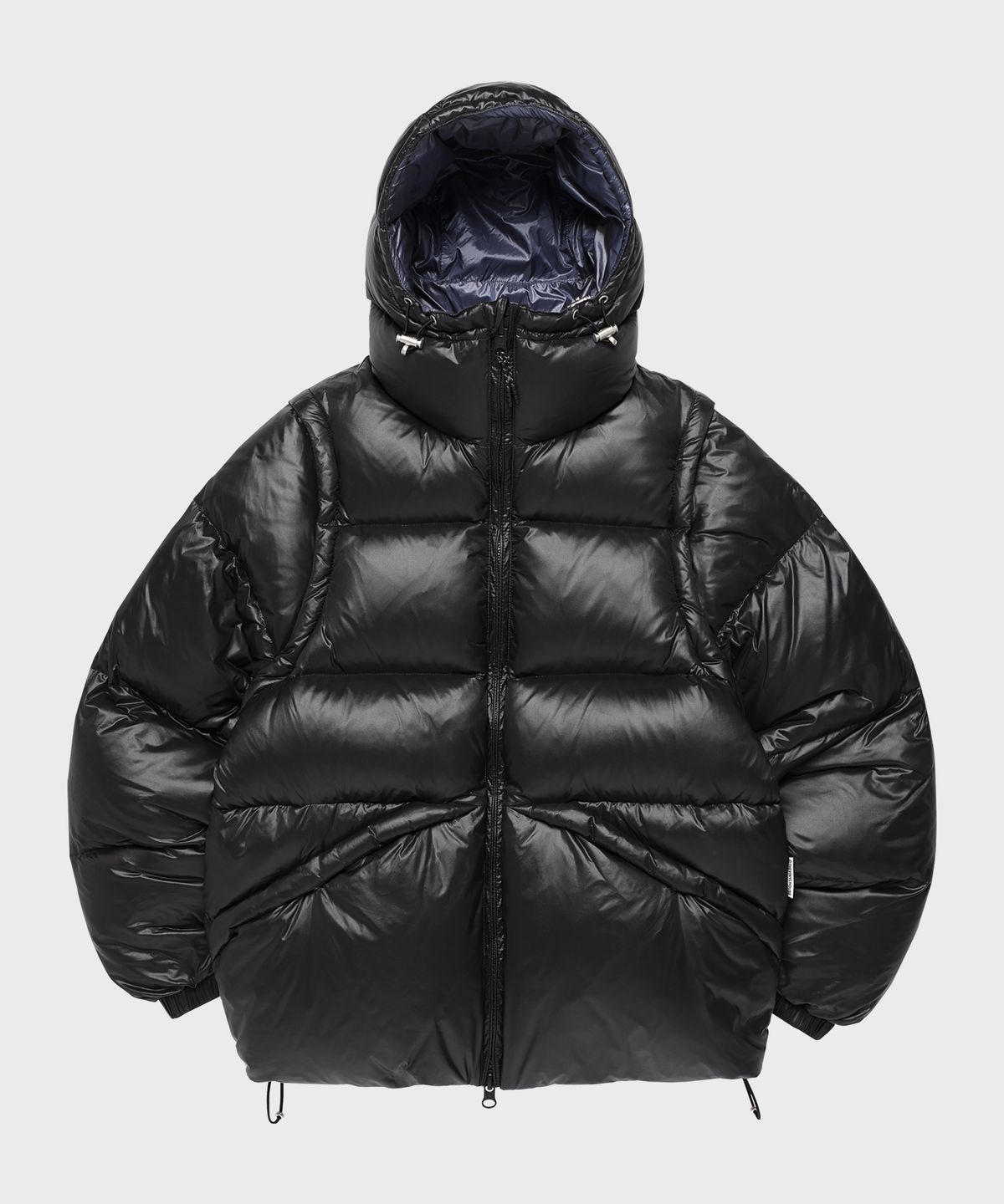 더바이닐하우스(THEVINYLHOUSE) REVERSIBLE PADDED JACKET BLACK