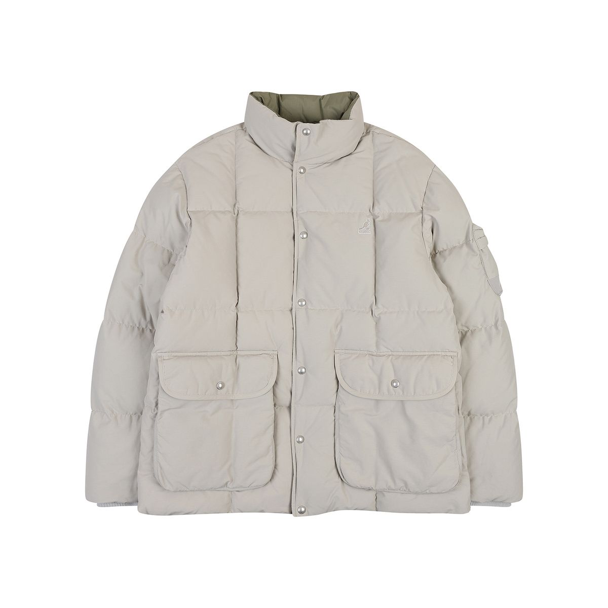 캉골(KANGOL) 레트로코어 60/40 다운 점퍼 8163 그레이
