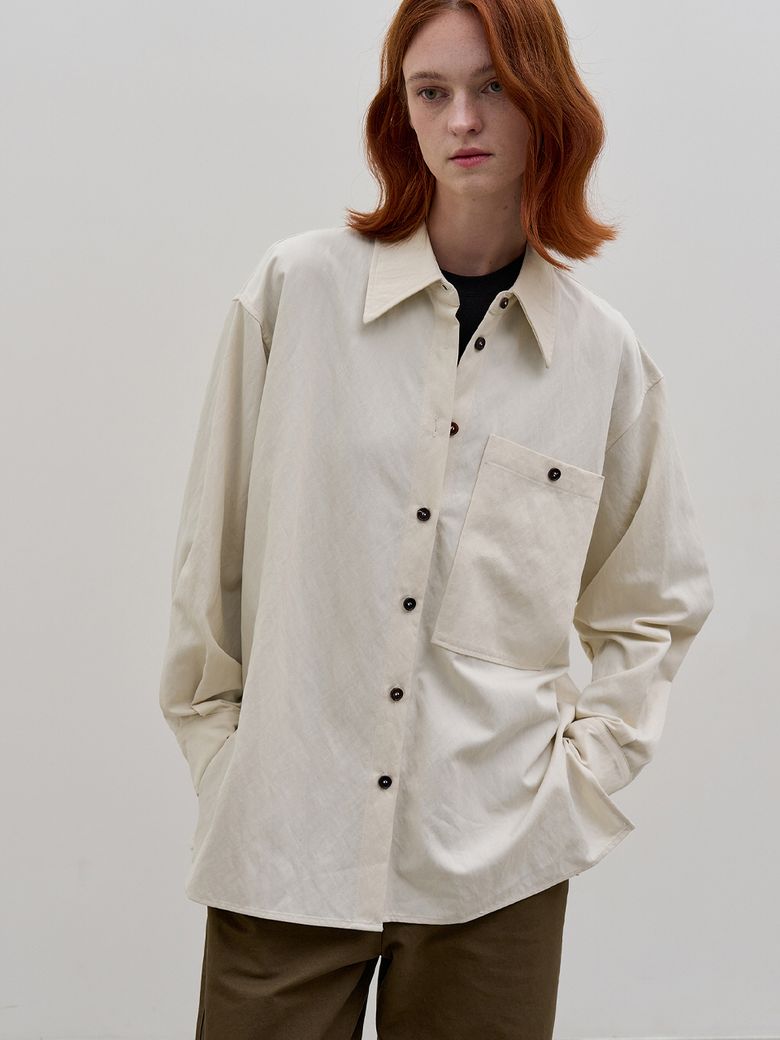 TWILL POCKET SHIRT_3 color