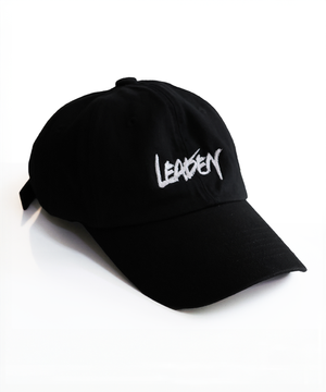 빈티지 워시드 캘리그래피 볼캡 [블랙]