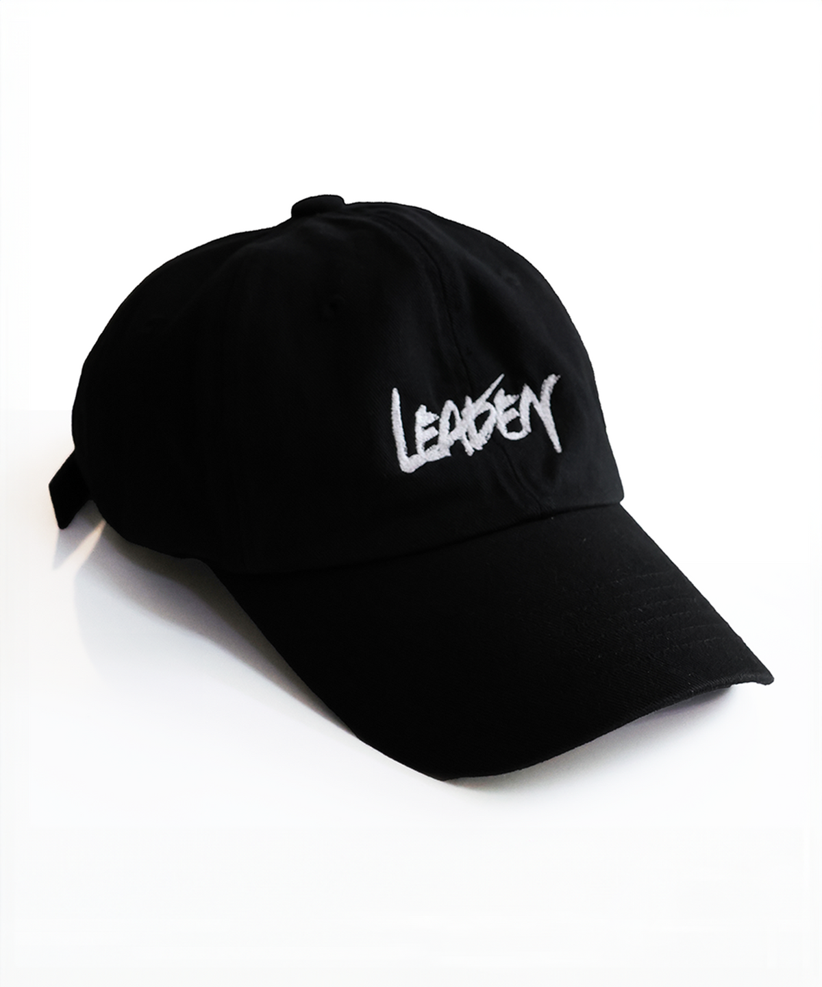 리든(LEADEN) 빈티지 워시드 캘리그래피 볼캡 [블랙]