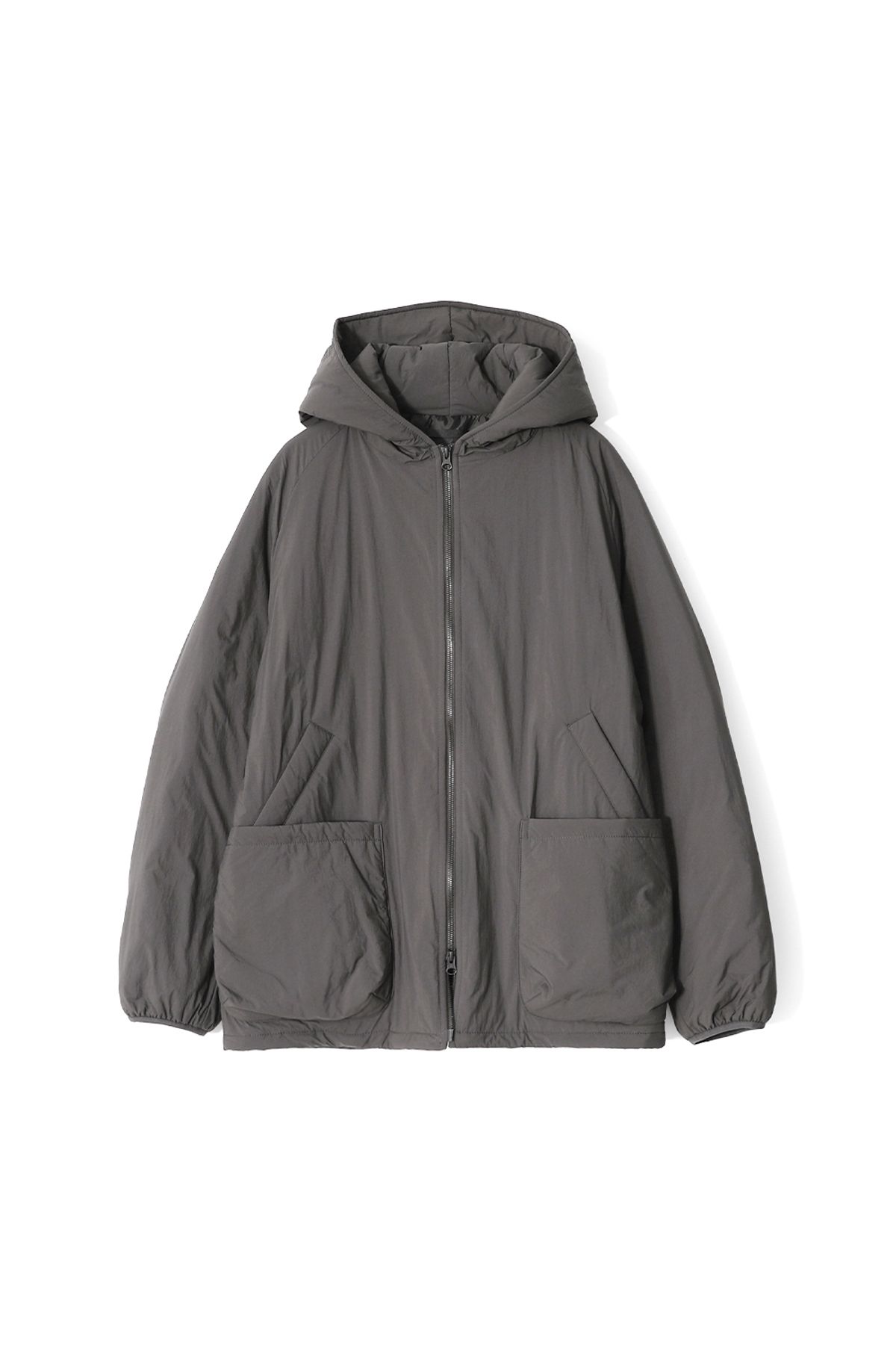 홀리선(HORLISUN) Moscow Water Repellent Padding Hoodie Jacket Charcoal