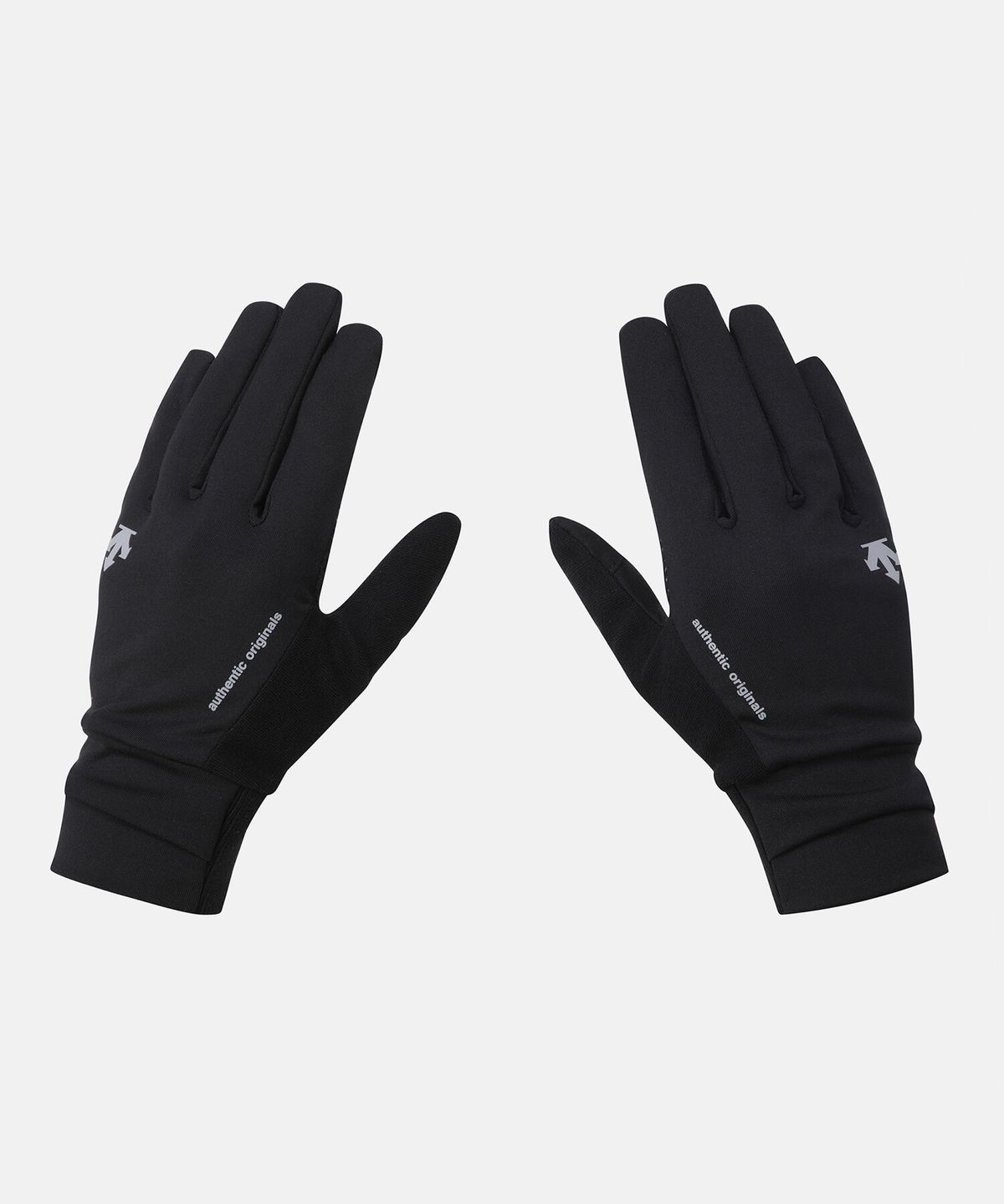 데상트(DESCENTE) 러닝 장갑 (스마트 터치) 블랙(SP323RGL91)