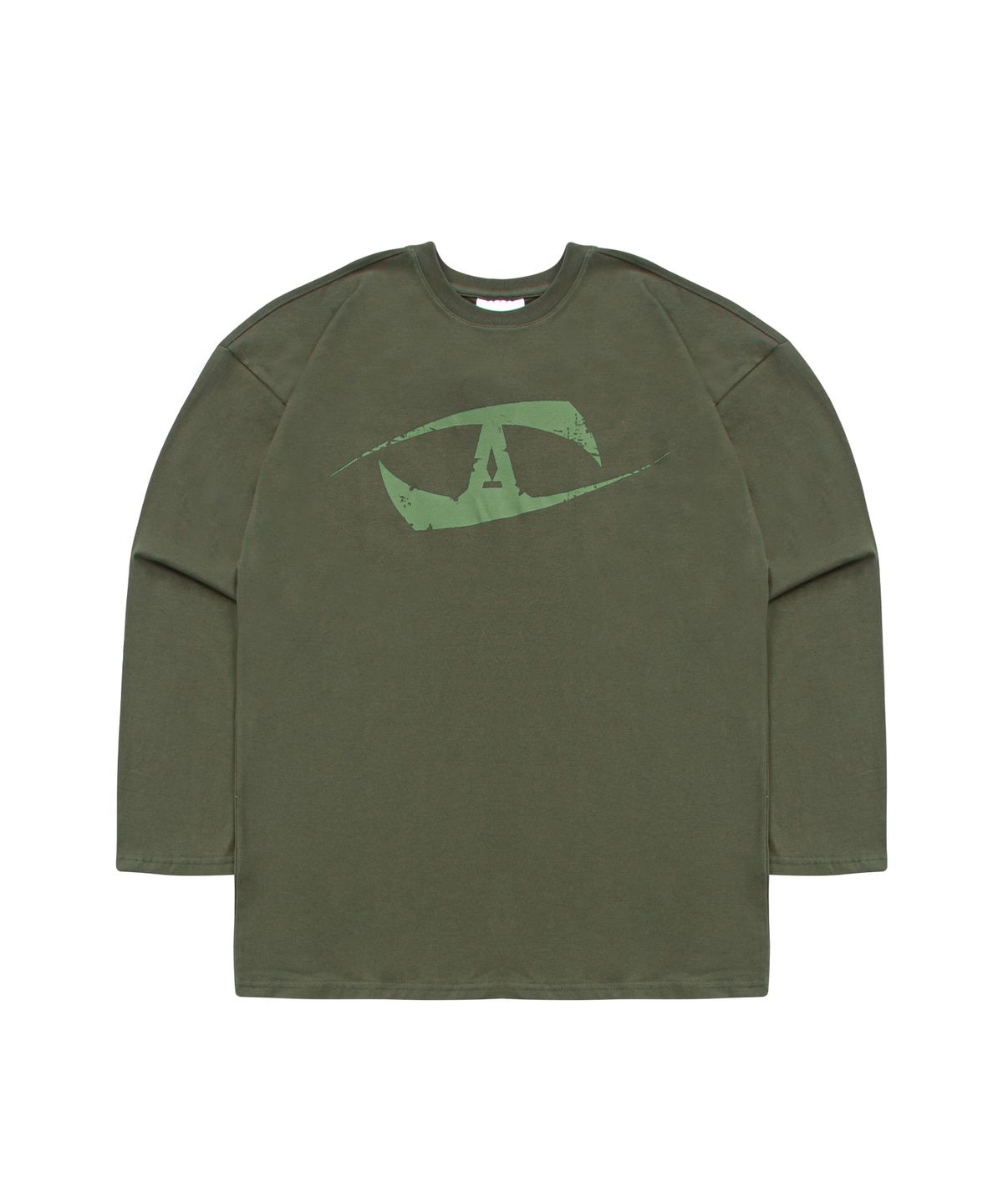 어드코어(ADCORE) CRACK LOGO LONG SLEEVE (Kaki)