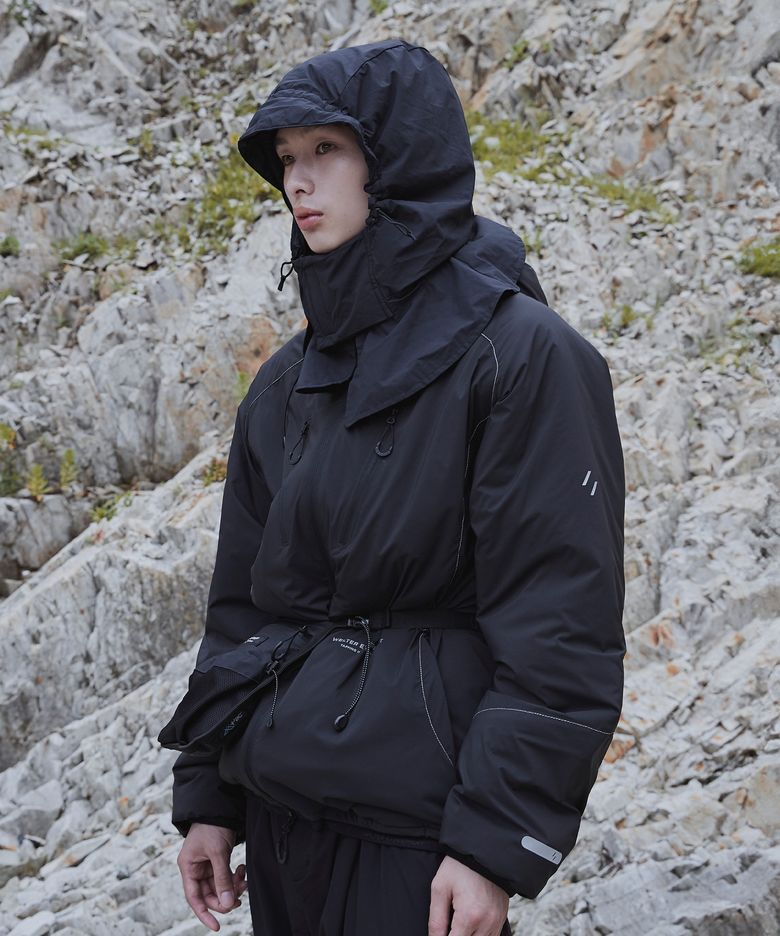 REFLECTIVE STITCH PRIMALOFT INSULATION JACKET_BLACK_WOL085