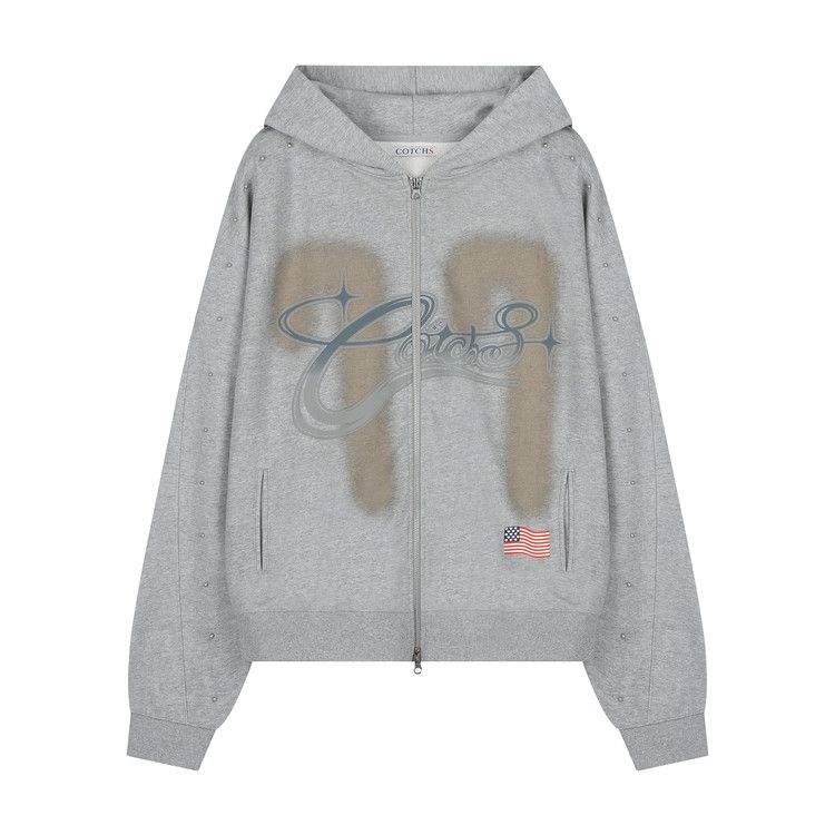 COTCHS☆LUCKY77 HOODED ZIP UP MUSINSA | COTCHS LUCKY77 HOODED ZIP UP-GREY
