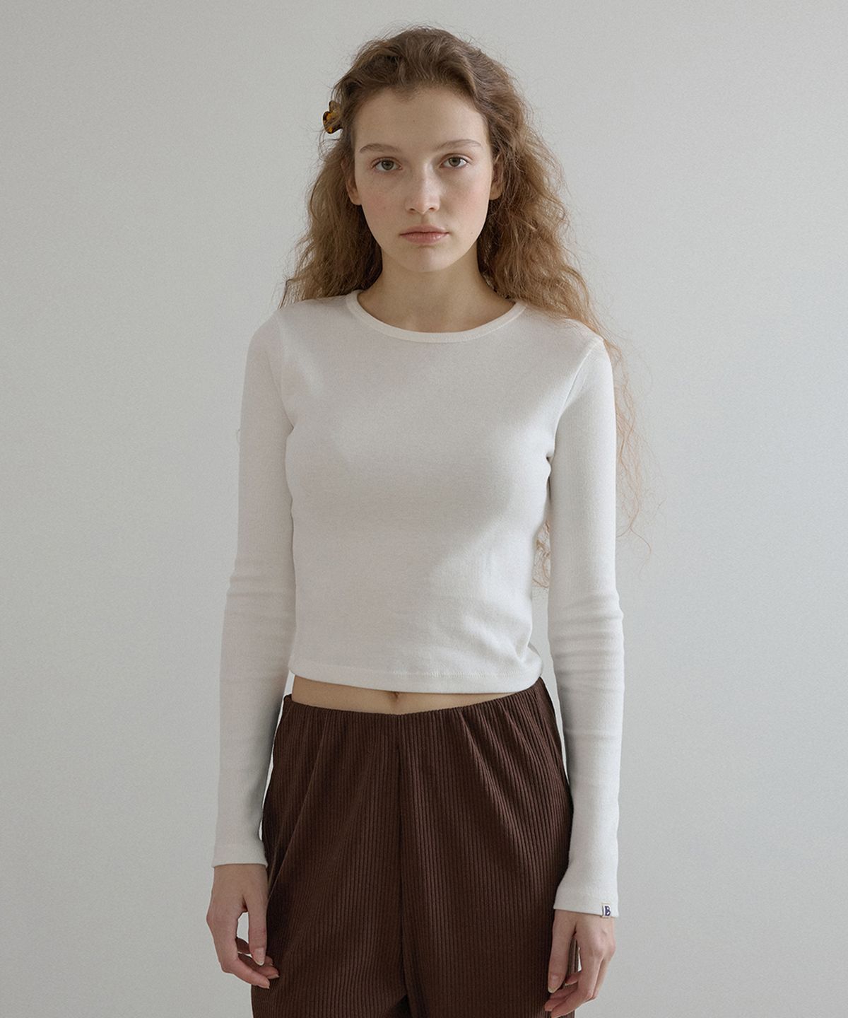 썸웨어버터(SOMEWHEREBUTTER) Essential Clean Long Top - 4color