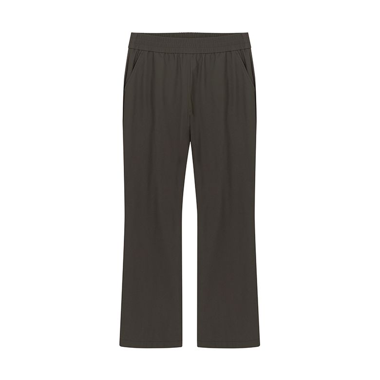 W 무브 라이트 기모 부츠컷 팬츠 Brown
