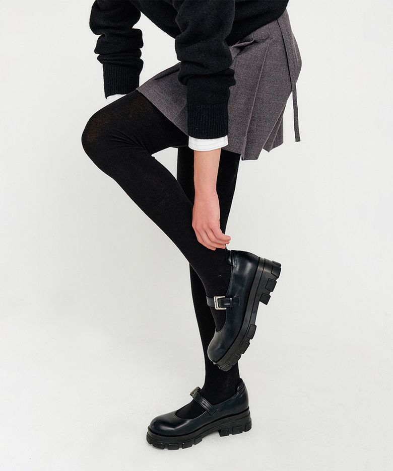 자넷 코튼 타이즈_블랙 / JANET COTTEN TIGHTS_BLACK