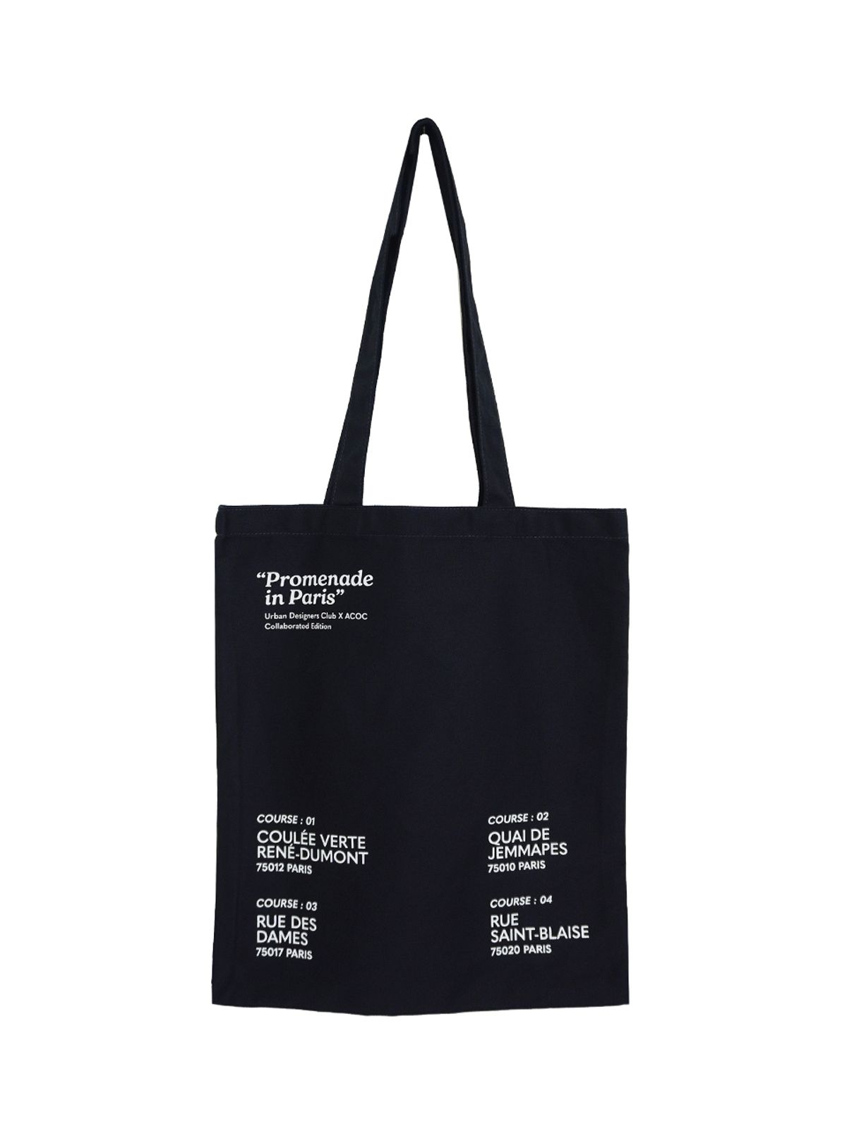 아코크(ACOC) [ACOC X UDC PARIS] Lettering Eco Bag_Navy