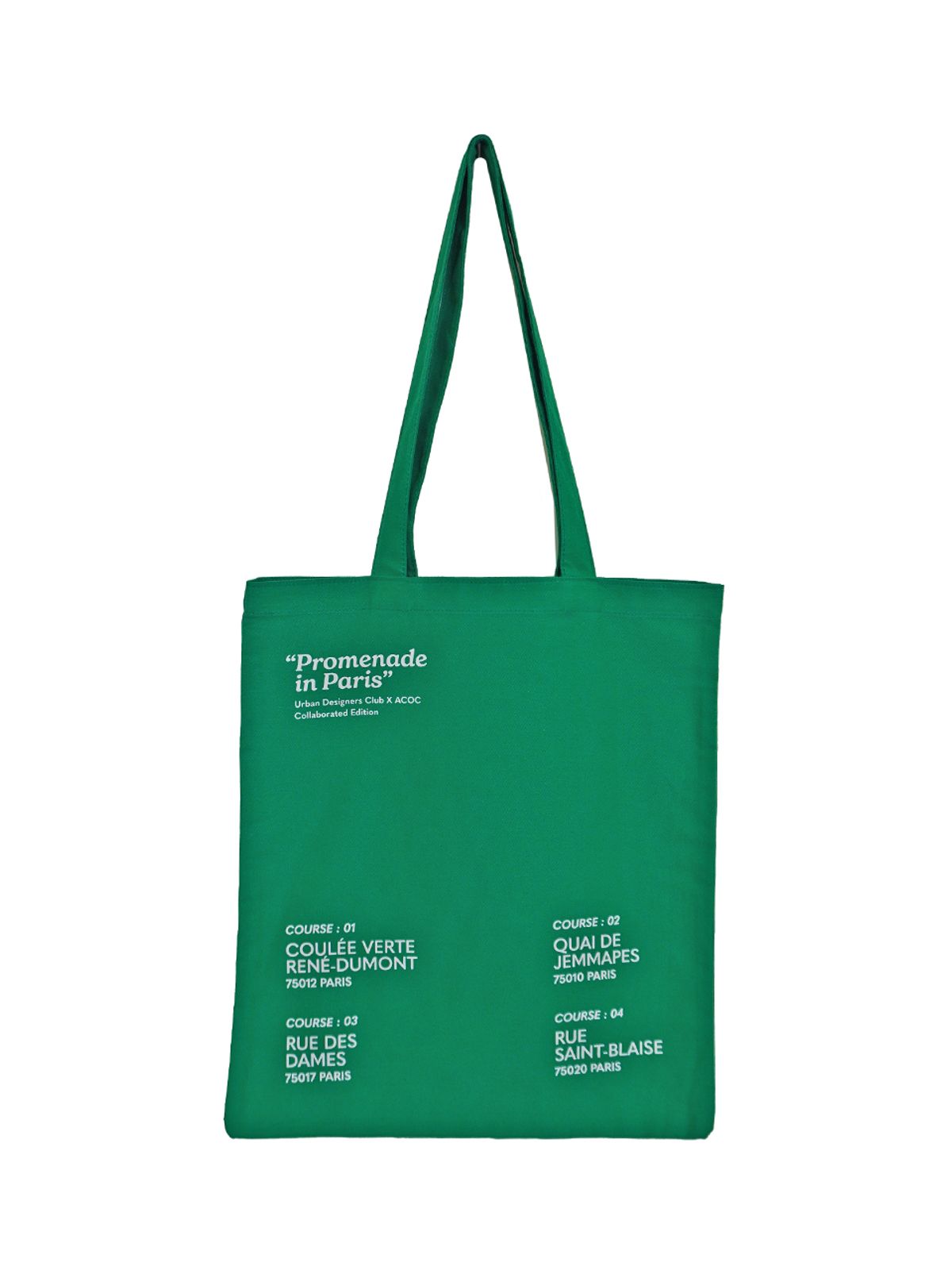 아코크(ACOC) [ACOC X UDC PARIS] Lettering Eco Bag_Green