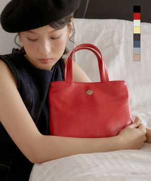 마리 레더 토트백 (8col)