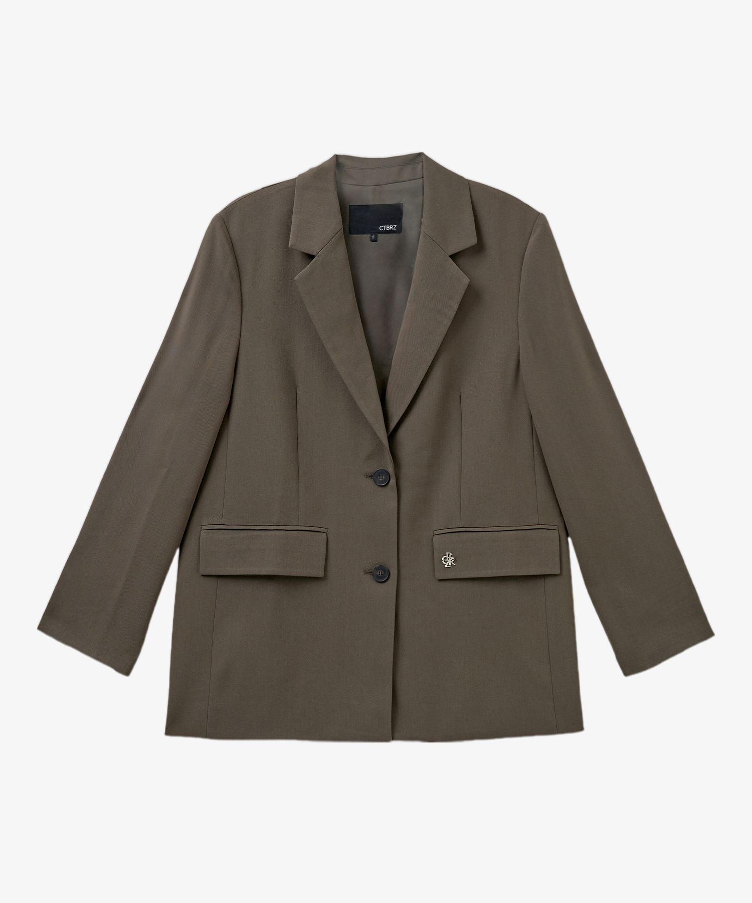 ジャケット citybreeze Loose fit diagonal cut single jacket_3COLORS MUSINSA | CITYBREEZE WOMAN Loose fit diagonal cut single