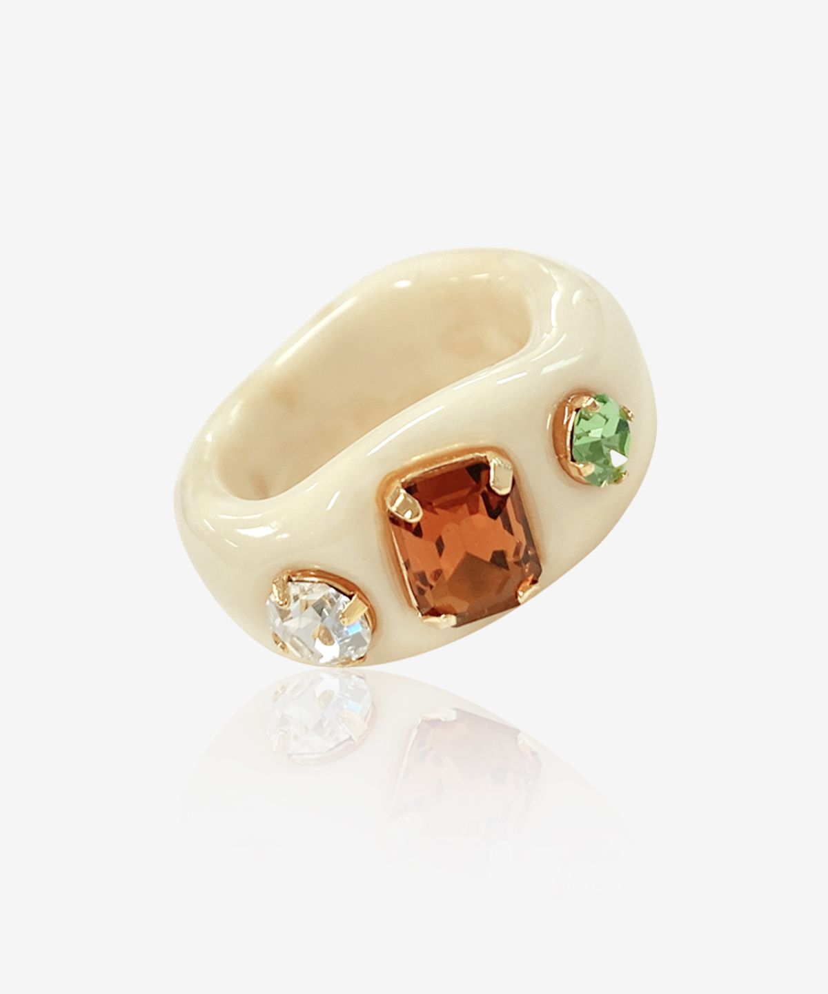 영리영리(YLYL) Pope ring, IVORY