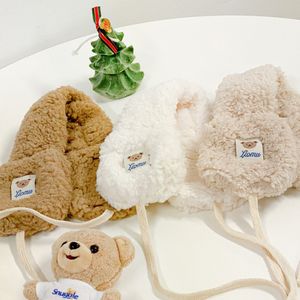 뽀글이 양털 곰돌이 귀도리 3color