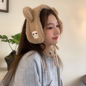 양털 뽀글 테디베어 귀도리 3color