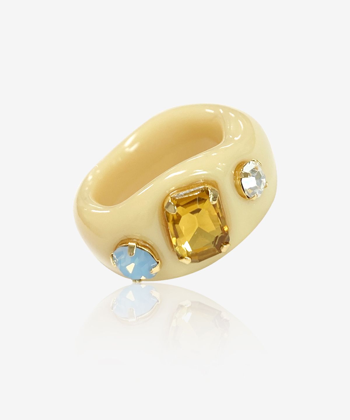 영리영리(YLYL) Pope ring, BONNIE BLUE