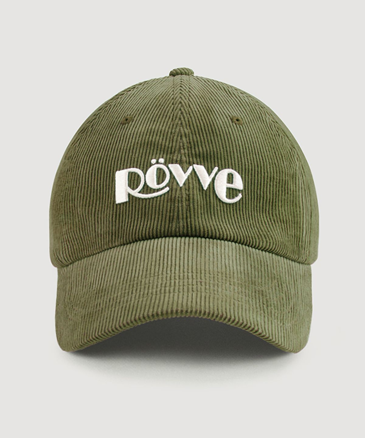 뢰브(ROVVE) Corduroy Logo Cap (Khakhi)