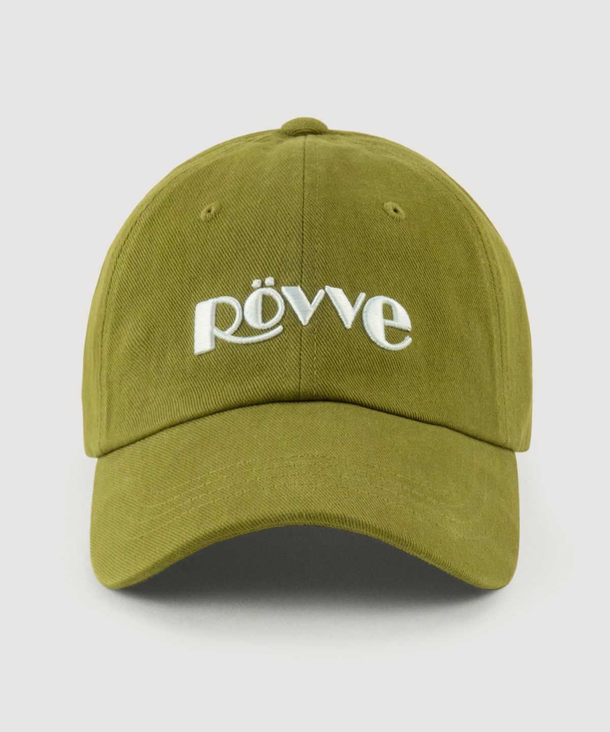 뢰브(ROVVE) Bio Washed Logo Cap (Olive)