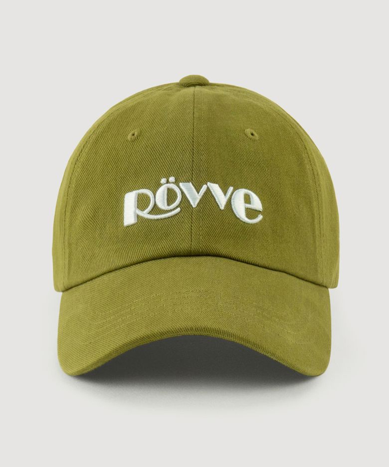 Bio Washed Logo Cap (Olive)