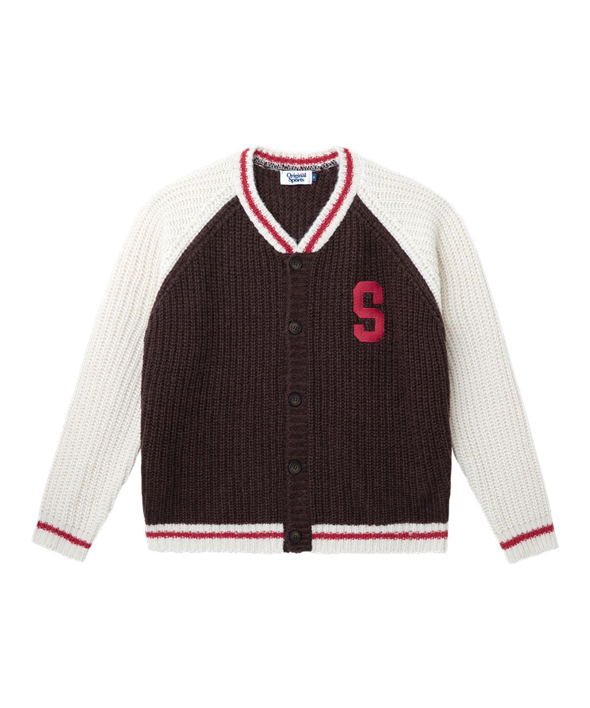 프로-스펙스(PRO-SPECS) W VARSITY KNIT CARDIGAN BRON