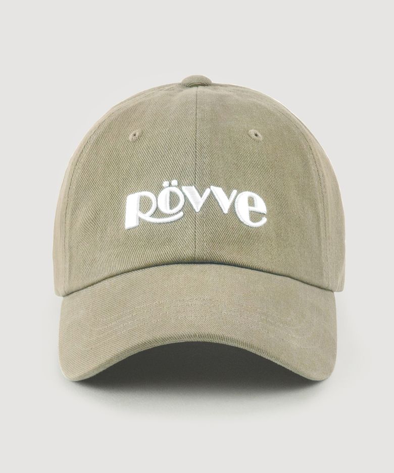 Bio Washed Logo Cap (Stone)