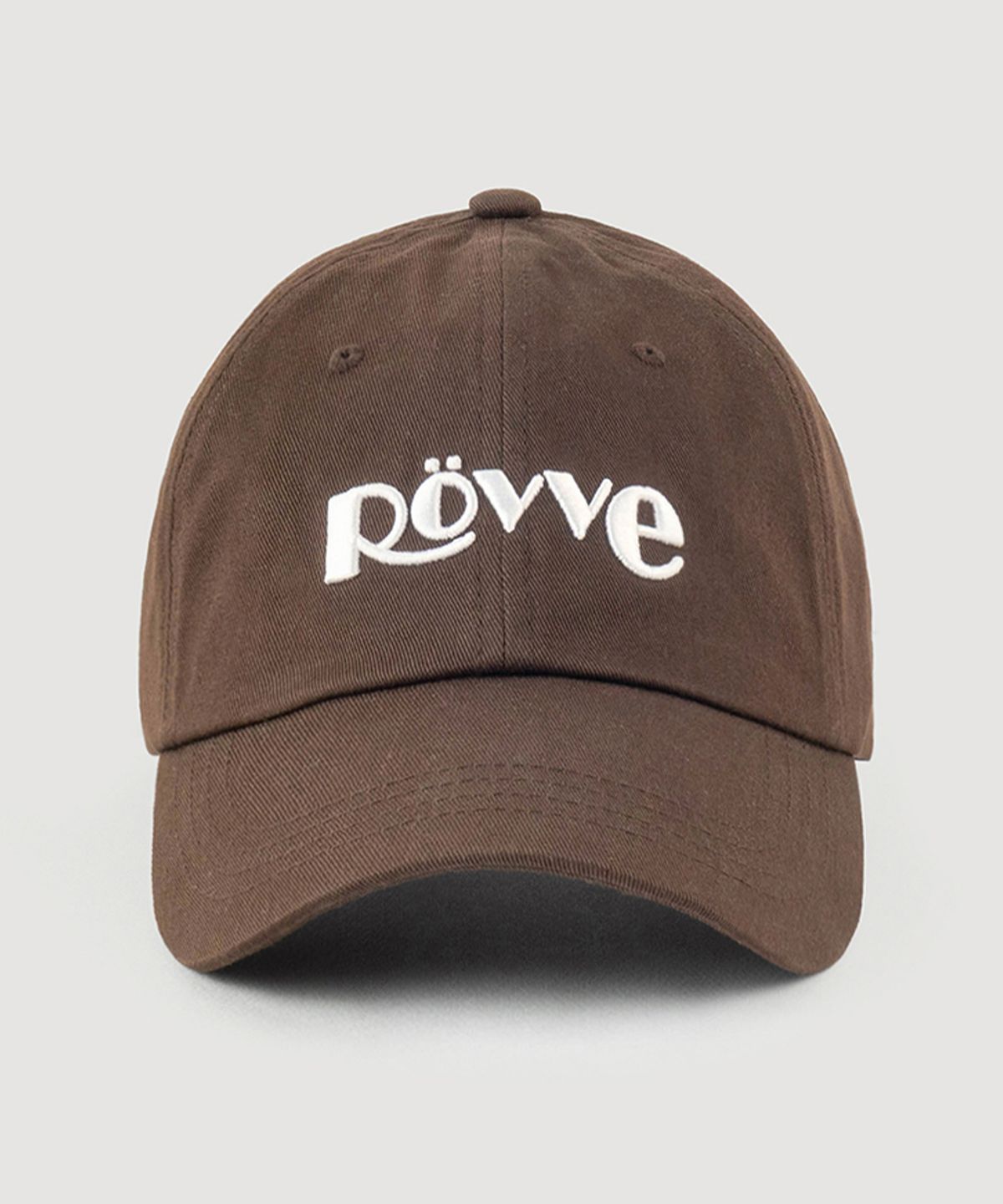뢰브(ROVVE) Logo Cap (Deep Brown)