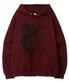 VINTAGE ARTWORK HOODIE_burgundy