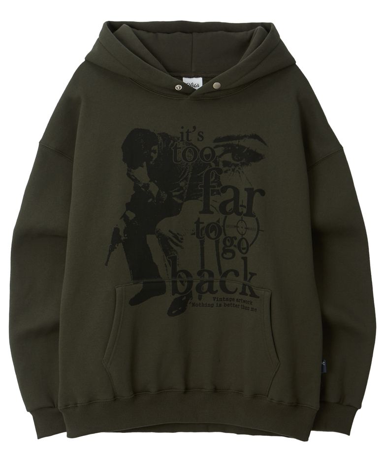 VINTAGE ARTWORK HOODIE_khaki