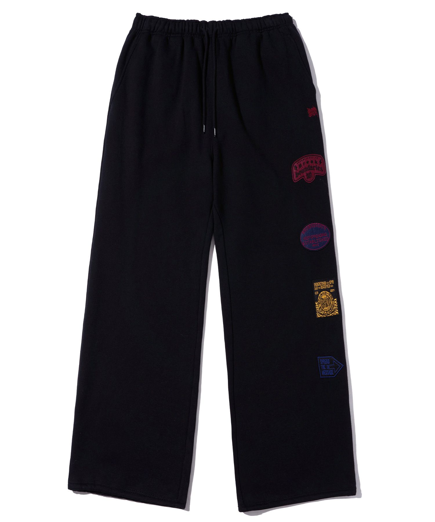 ★BROWNBREATH★ TAG WAPPEN SWEAT PANTS BLACK MUSINSA | BROWNBREATH TAG WAPPEN SWEAT PANTS - BLACK