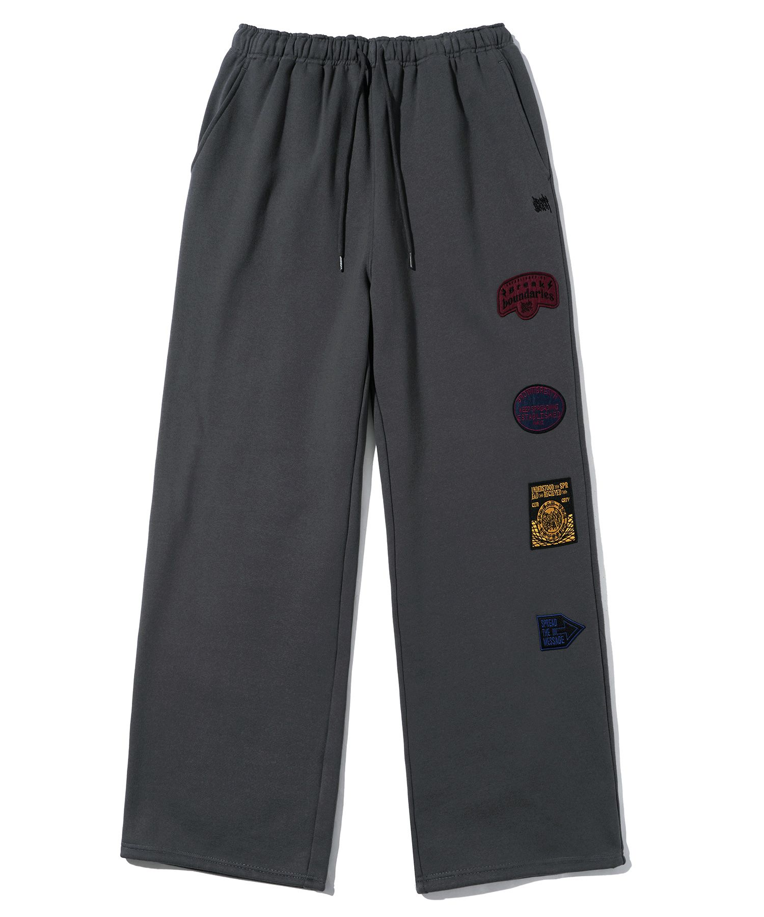 ★BROWNBREATH★ TAG WAPPEN SWEAT PANTS CHARCOAL MUSINSA | BROWNBREATH TAG WAPPEN SWEAT PANTS - CHARCOAL