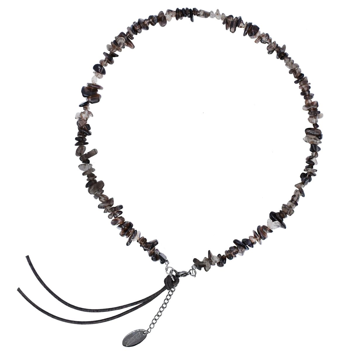 인시에(INSIE) smoky irregular necklace #02