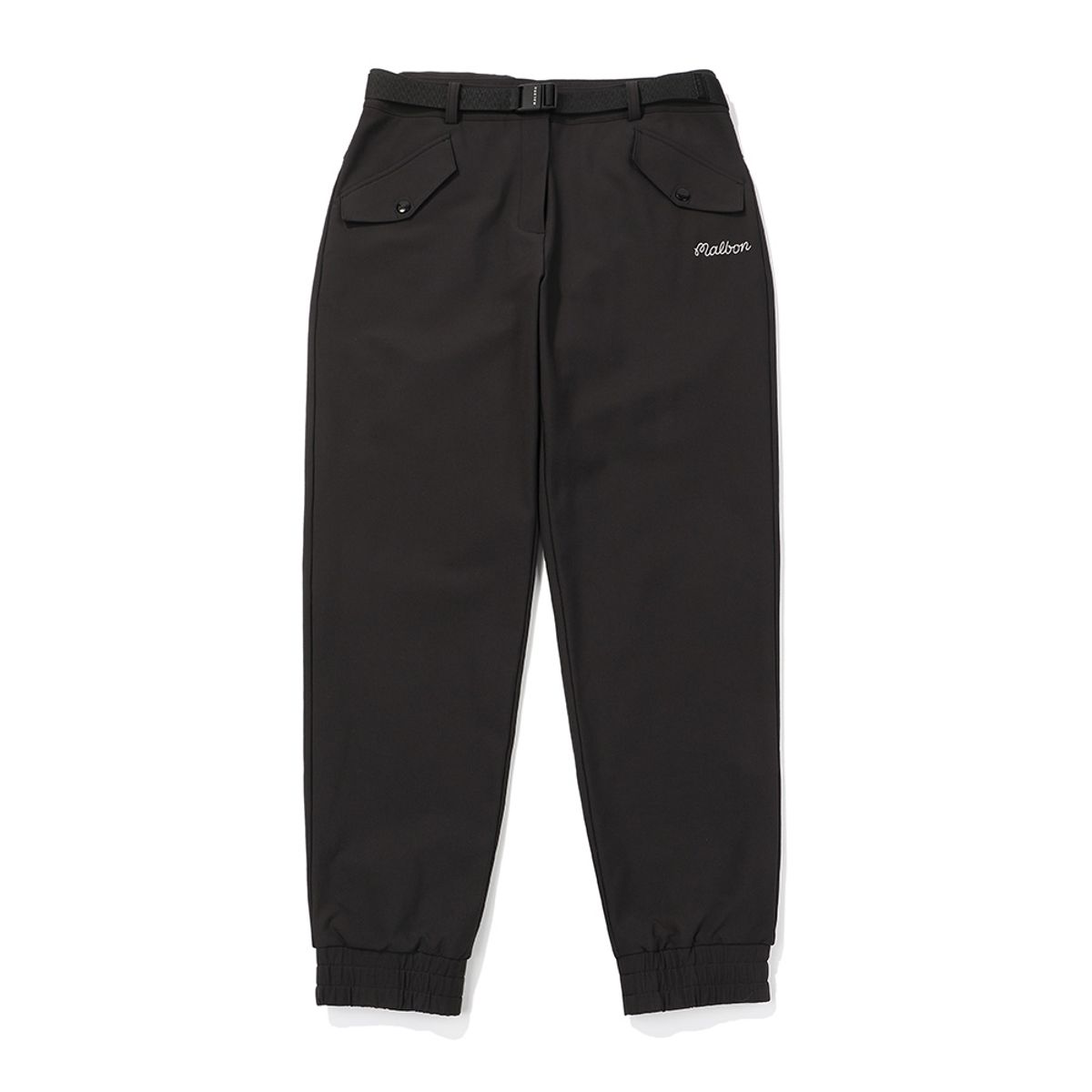 말본 골프(MALBON GOLF) 볼 포켓 벨트 조거 팬츠 BLACK (WOMAN)