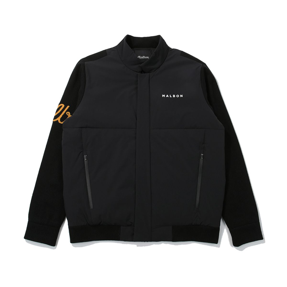 말본 골프(MALBON GOLF) M 테크 하이브리드 스웨터 자켓 BLACK (MAN)