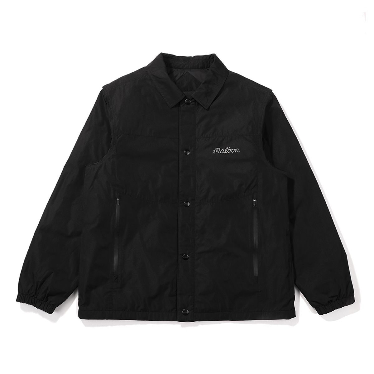 말본 골프(MALBON GOLF) 코치 패딩 자켓 BLACK (MAN)