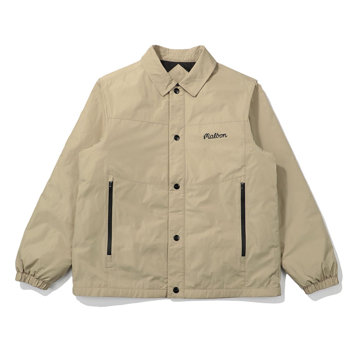 말본 골프(MALBON GOLF) 코치 패딩 자켓 BEIGE (MAN)
